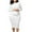 White, variant on Mrat Women's Bodycon Pencil Dress Office Stretchy Dress Modest Business Work Suiting Dresses S-32 Blue S