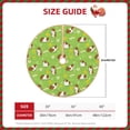 thumbnail image 3 of KLL Guinea Pigs Christmas Tree Skirt 30" ,Party Decorations Farmhouse for Christmas Decorations Holiday Party, 3 of 6