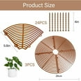 thumbnail image 3 of Cat Proof Dog Proof Breathable Flower Pot Covers with Hollow Design, Plant Soil Protector to Stop Pets Digging for Indoor Outdoor Gardens (4 Cat-Proof Plant Guards + 8 Ground Stakes), 3 of 4