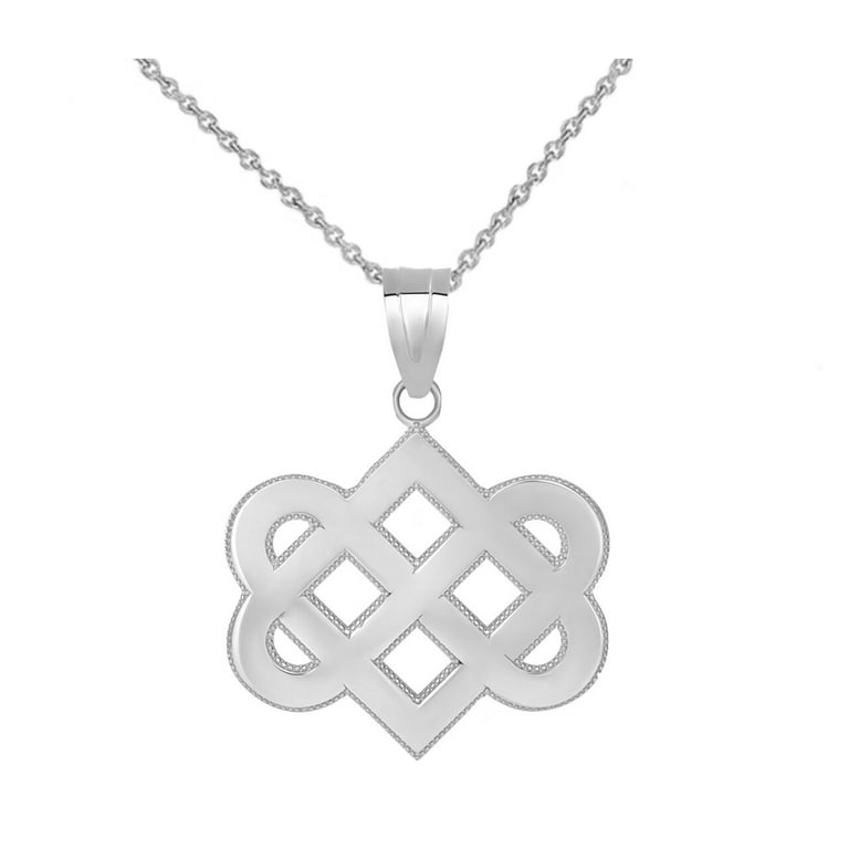 Celtic love cheap knot pendant