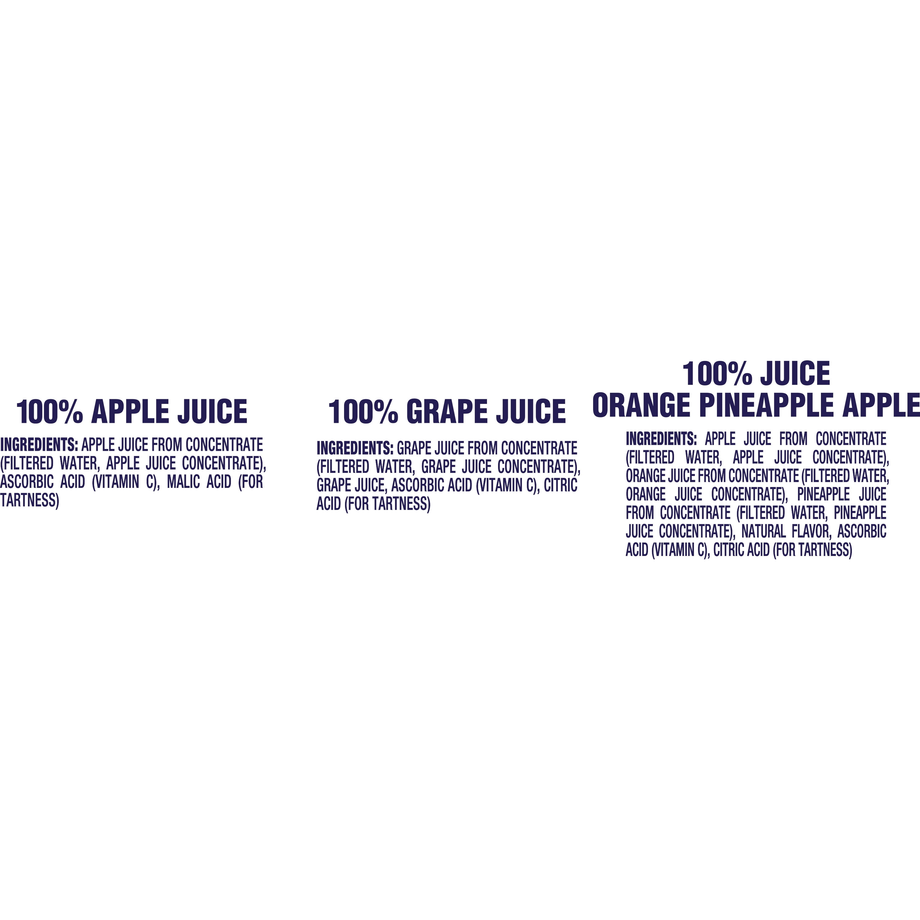 Welch's 100% Juice, Variety Pack, 10 fl oz, 24 Count