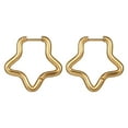 thumbnail image 2 of LYMAYTER Boucles d'Oreilles pour Femmes 1 Paire - Acier Géométrique, Multi - Formes, 2 of 6