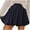 Navy, variant on Loopsun Womens Summer Skirts, Women's Summer Fashion Solid Pleated Mini Skirt Black XL