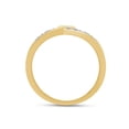 thumbnail image 6 of AFFY 0.01CT Natural White Diamond "MOM" Ring in 14K Yellow Gold over Sterling Silver-4.5, 6 of 8