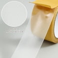 thumbnail image 2 of Product Strong Double Tape Heavy Duty Removable Reusable Clear Wall Mount Tape for Indoor Outdoor Quick Bonding Optical Transparent Solution,1 cm,Yellow1, 2 of 9