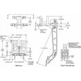 Wilwood Adjustable Brake Pedal - Dual MC - Rev. Swing Mount - 6.25:1 main image 1