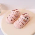 thumbnail image 3 of Zapatos de bebé recién nacido de verano de estilo coreano a la moda, sandalias Unisex de diseño Simple transpirables de fondo suave para niños de 1 a 3 años, 3 of 4