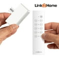 Link2Home Wireless Remote Control Electrical Outlet Switch for