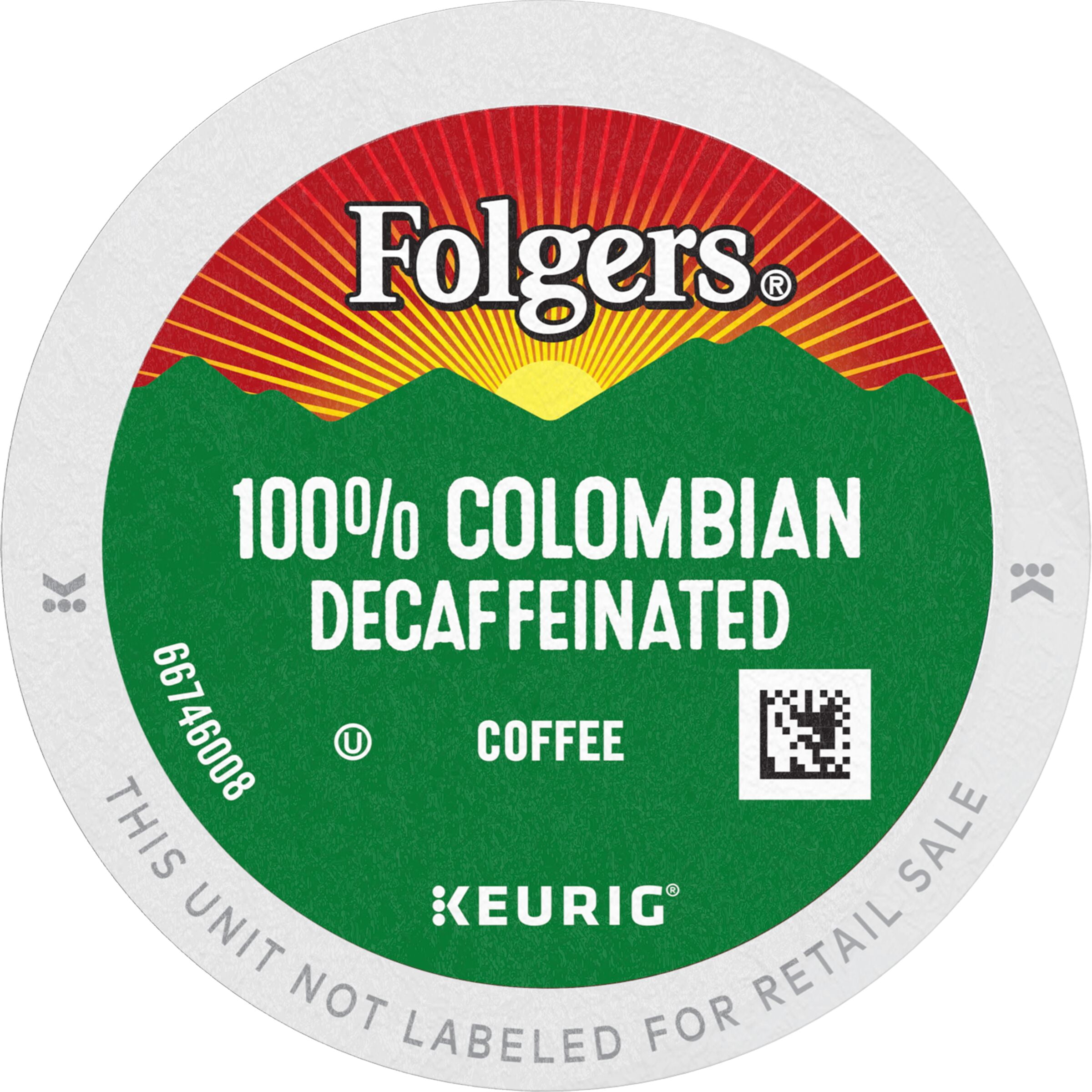 Folgers Lively Colombian Decaf, Medium-Dark Roast Coffee ...