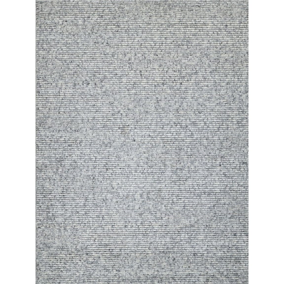 Exquisite Rugs Kaza Ivory/Silver New Zealand Wool Hand-Knotted Area Rug