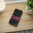thumbnail image 5 of DistinctInk Clear Hybrid Case for Apple iPhone 14 Pro Max (6.7" Screen) - Cute But Psycho - Raised Bezel Screen Guard, 5 of 9