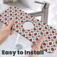 thumbnail image 6 of Pofeuu Insects Print Splash Guard for Sink Faucet Sink Gadgets-Splash Guard Behind Faucet Drip Catcher for Kitchen, Bathroom,Sink Mat, 6 of 7