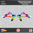thumbnail image 4 of Kalair GFX Graphics Kit for Husqvarna TX300, FX350, and FX450 (2019-2022) Flex Series, 4 of 5
