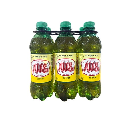 Ale-8-One Ginger Ale The Original Soda Pop, 16.9 fl oz, 6 Pack Bottles