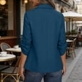 thumbnail image 4 of Byworldtasic Womens Casual Blazers Open Front Long Sleeve Work Office Suit Jackets Blazer, 4 of 9