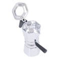 thumbnail image 1 of 2 Cups Moka Pot, Aluminum Alloy, Flip Top Lid, Easy To Use, Compatible With All Stoves, Better Brewing Effect, 1 of 8