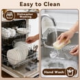 thumbnail image 6 of 2PCS Crisper Stainless Steel Rack Compatible with Ninja Glass Air Fryer, Air Fryer Accessories for Ninja Crispi Air Fryer FN101 Ninja Crispi Pro Air Fryer AS101, 6 of 7