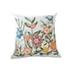 thumbnail image 2 of Funda de cojín bordada con estampado floral | Cojín decorativo para sofá con estampado de flores y plantas | Exquisita almohada decorativa bordada para sala de estar | Funda de cojín de tela suave, 2 of 6