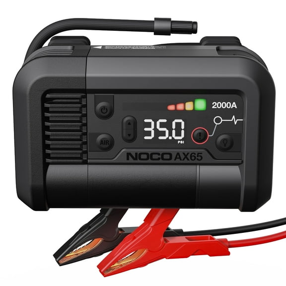 NOCO Boost Air AX65: 2000A Jump Starter with 22A 100 PSI Air Compressor