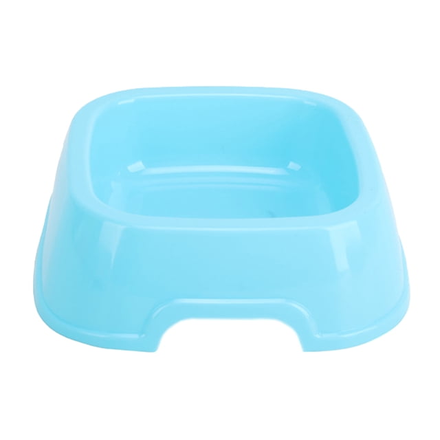 Laklulu Cuenco de agua y comida para mascotas, plato de plástico para perros y gatos, evita derrames