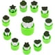thumbnail image 1 of 12 Uds. Cortadores de galletas de acero inoxidable, cortadores de galletas de frutas y verduras, juegos de formas, patrón de molde, para decoración de alimentos para hornear para niños Adepaton WRLF-471, 1 of 8