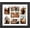 Black, variant on 9x13 Picture Frame Display 4 opening 4X6 Picture Frame Collage,Multi Photo Frame with Mat,Plexiglass,Wall or Tabletop Decor,Black Wood Grain