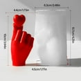 thumbnail image 6 of tegongse Silicone Heart Gifts And Home Decors Mold High Quality Silicone Mold for Valentines Day Heart Finger Candle Decoration, 6 of 12