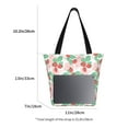 thumbnail image 3 of KLL Tote Bag for Women Strawberry Print Shopping Grocery Reusable Bags for Office School Shopping Travel, 3 of 6