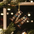 thumbnail image 4 of HomeDM Letter M Christmas Tree Ornaments, Book Lovers Hanging Pendant, 2D Flat Acrylic Wreaths Xmas Tree Home Decor, 26 Letter Bookshelf Xmas Ornament, Gifts for Book Lovers, Christmas, 4 of 9