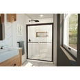 thumbnail image 2 of Duet Plus 50-54 in. W x 72 in. H Semi-Frameless Bypass Sliding Shower Door in Oil Rubbed Bronze, 2 of 5