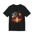 thumbnail image 3 of Lone Observer at Shoreline under a Grand Nocturnal Sphere - Jersey Short Sleeve Tee, 3 of 4