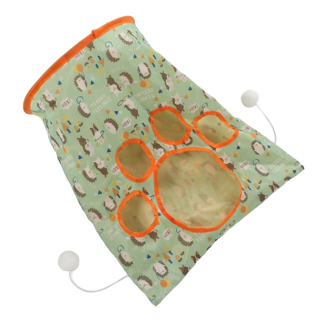 Cat Tunnel Toy Ring Paper Cat Tunnel Ring Paper Pet Tunnel Cat Tunnel Cat Tunnel Toy Collapsible 3 Layers Paper Ring Pet Tunnel With Plush Ball And Folding Plush Mouse For Pets