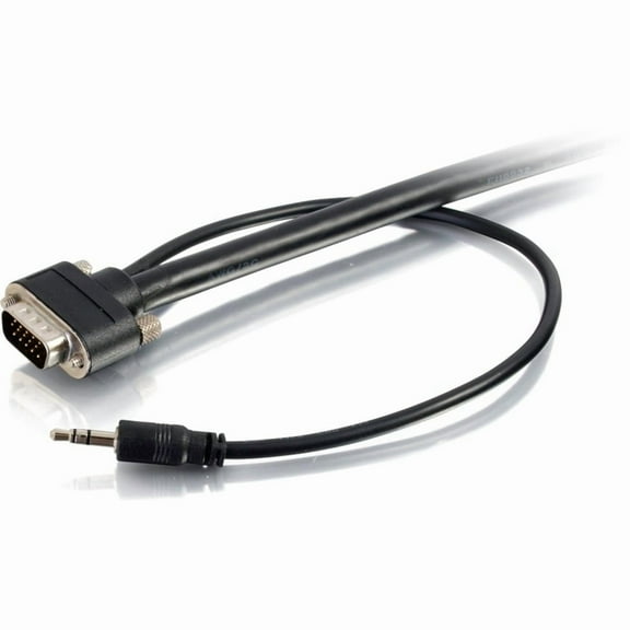 C2g 15ft Select Vga Plus 3.5mm A-v Cable M-m Audio-video Monitor Cable Constructed Usi - 50227