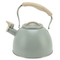 thumbnail image 2 of Modern Tea Pot, Flat Bottom  Light Green Whistling Teapot 3L  For Stove, 2 of 8