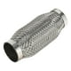 thumbnail image 1 of Tubo flexible de escape para automóvil Unique Bargains de 1.96 pulgadas de diámetro exterior, tubo trenzado flexible, tubo flexible universal, tono plateado, 1 pieza, 1 of 1