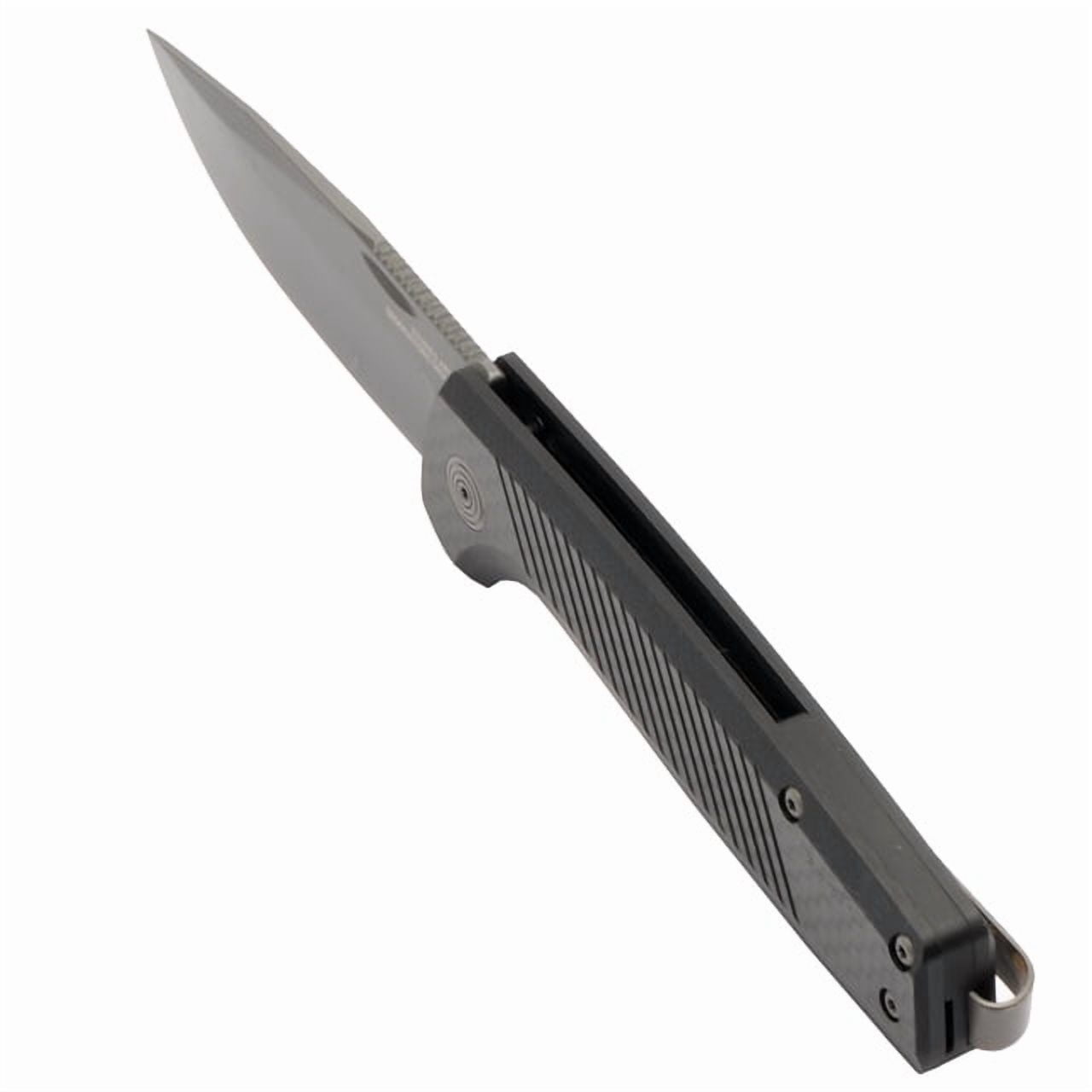 SOG Terminus SJ Pocket Knife 2.9" Drop Point D2 Titanium Nitride Blade G-10 Handle Black