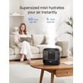 thumbnail image 4 of Smart Humidifiers for Bedroom, Top Fill 4L Supersized Humidifier Large Room with 28 dB, 36H Runtime, Touch/APP/Voice Control, Nightlight, Cool Mist Humidifiers for Baby, Plants, Indoor, Black, 4 of 5
