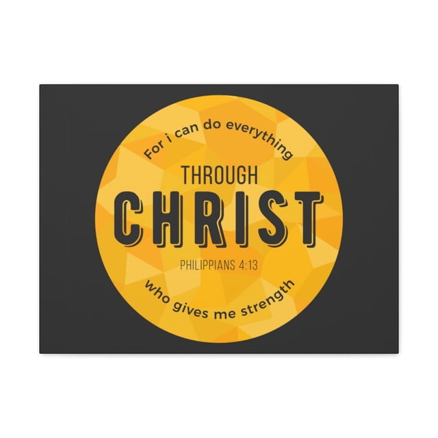 Scripture Walls For I Can Do Everything Philippians 4:13 Christian Wall Art Bible Verse Print Ready To Hang Unframed