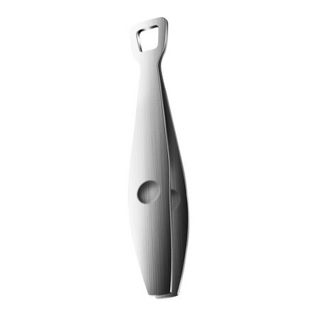 

1Pc Stainless Steel Fish Bone Tweezer Duck Chicken Hair Removal Tweezer (Silver)
