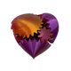 thumbnail image 1 of Juguete antiestrés con forma de corazón y engranajes, impreso en 3D, 1 of 6