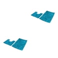 thumbnail image 1 of kurtrusly 1/2/3 Polyester Chenille Rug Carpet With Soft Texture Good Stepping Feeling And Strong Grip Prompt Lake Blue 50*80+50*50 2PCS, 1 of 6