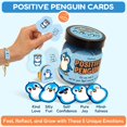 thumbnail image 3 of Frasco de Tarjetas de Afirmaciones Positivas Pingüino con Soporte y Pulsera, 3 of 6
