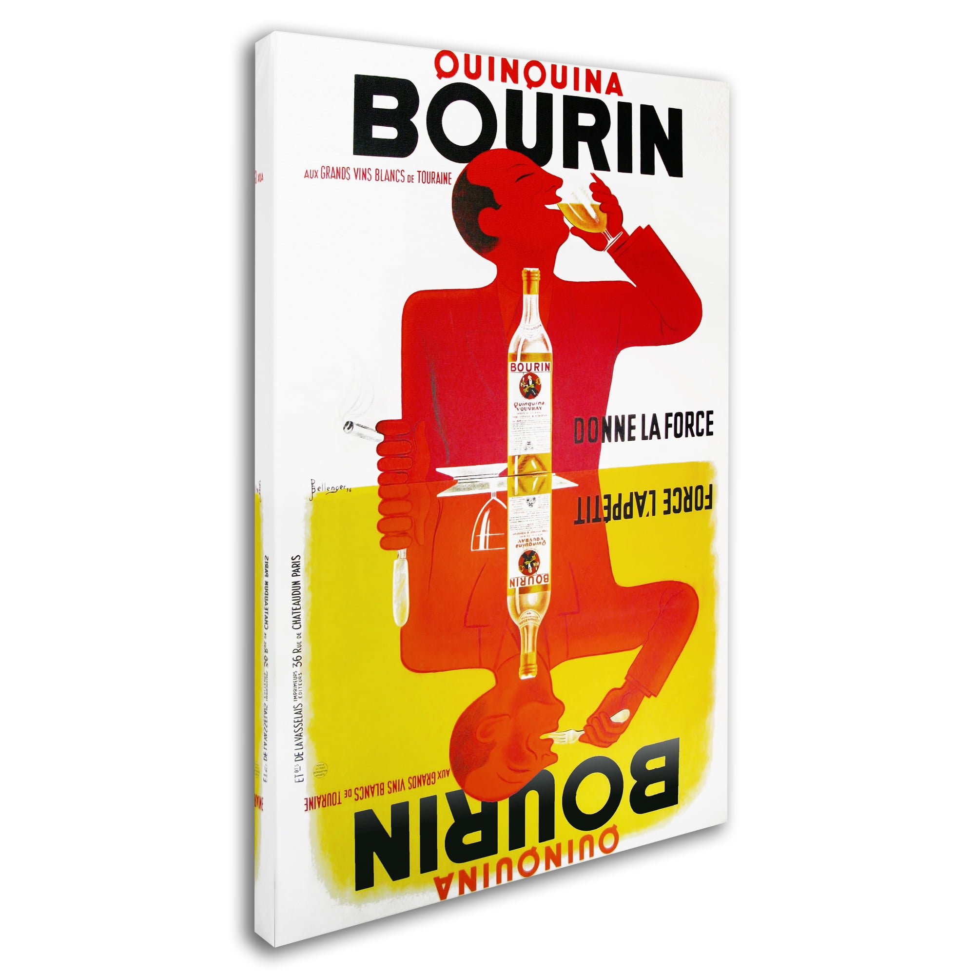 Trademark Fine Art 'Bourin' Canvas Art by Vintage Apple Collection