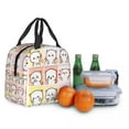 thumbnail image 5 of Cartoon Mochi Cat Peach And Goma Meme Lunch Bag Women Thermal Cooler Insulated Lunch Box for Work Office Travel Picnic Food Bags, 5 of 6