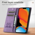 thumbnail image 3 of Allytech Wallet Case for iPhone 14 Plus 6.7 inch 2022 Released, Kickstand Card Slots Magnetic Closure Folio Flip PU Leather Protective Case for Apple iPhone 14 Plus 5G, Purple, 3 of 7