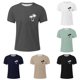 thumbnail image 5 of Camiseta de playa de verano para hombre con estampado de cocos pequeños, manga corta transpirable, tejido de poliéster, para ocasiones informales, fácil de combinar., 5 of 6