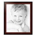 thumbnail image 2 of ArtToFrames 17" x 20" Honors Mahogany with Black Picture Frame, 17x20 inch Brown Wood Poster Frame (WOM-5154), 2 of 7