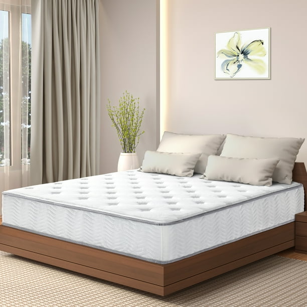 GranRest 10 Inch Cool Sleeper Gel Hybrid Memory Foam Mattress, Plush