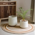 thumbnail image 6 of Modern White Planter Round, 6 of 9