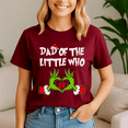 thumbnail image 4 of A Little Who Is Due Christmas, Funny Christmas TShirt, Santa Shirt, Vintage Holiday Tee, Merry Xmas Gift, Family Holiday Outfits, 4 of 5